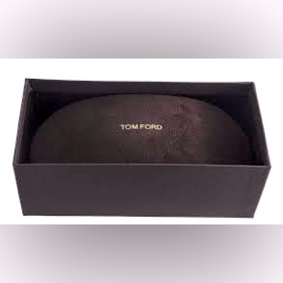 Tom Ford Accessories - Tom Ford Large Dark Espresso Brown Velvet Sunglasses Hardshell Case